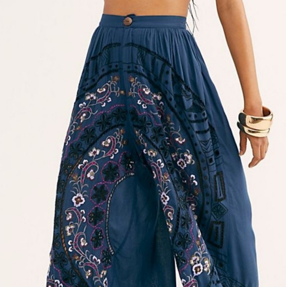 FREE PEOPLE Boho Pants - Picture 2 of 9